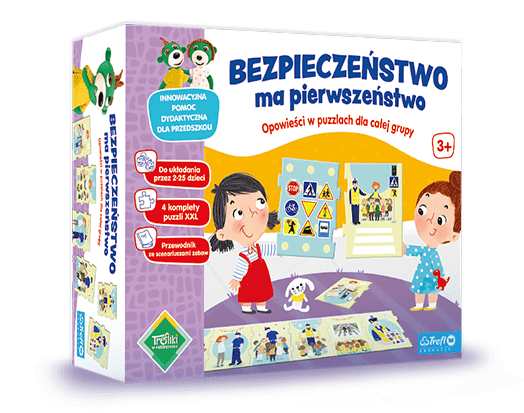 witaminowe cyferki puzzle XXL wielkoformatowe