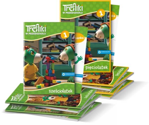 Trefliki w przedszkolu. Pięcio- i sześciolatek