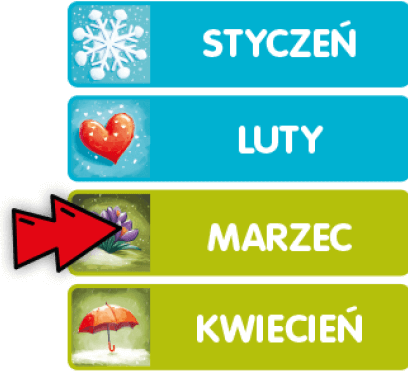 Tablice demonstracyjne Mija czas. Dni, miesiące, pory roku…