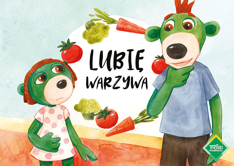 Plansza A3 Lubię warzywa