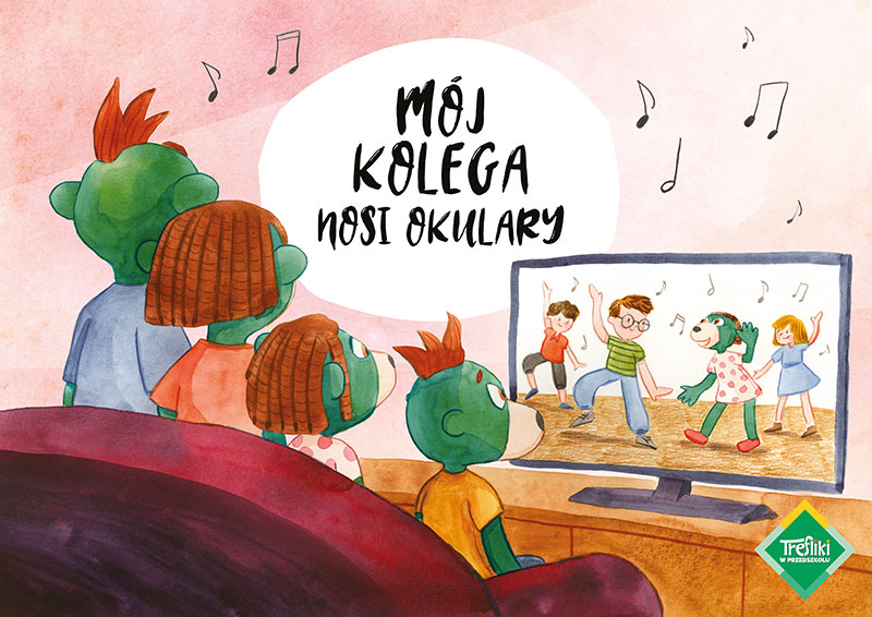 Mój kolega nosi okulary