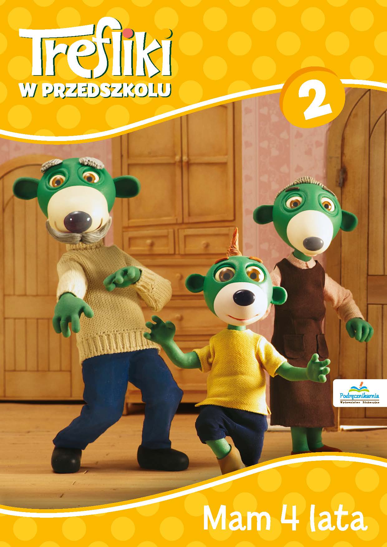3 latek trefliki w przedszkolu okladka cz1