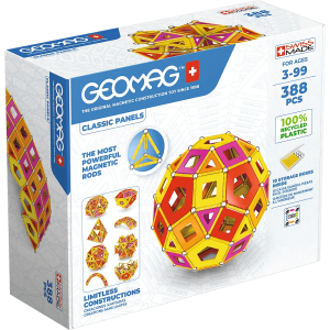 Geomag Supercolor Panels Recycled – klocki magnetyczne (388 el.)