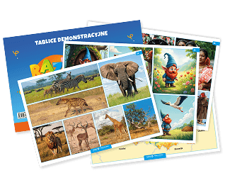 Tablice demonstracyjne Litery