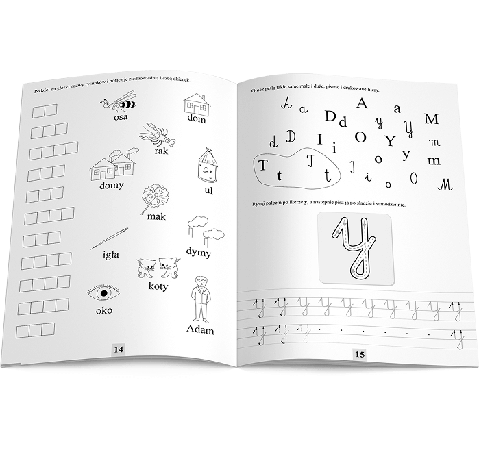 Zabawy z literami Starszaka