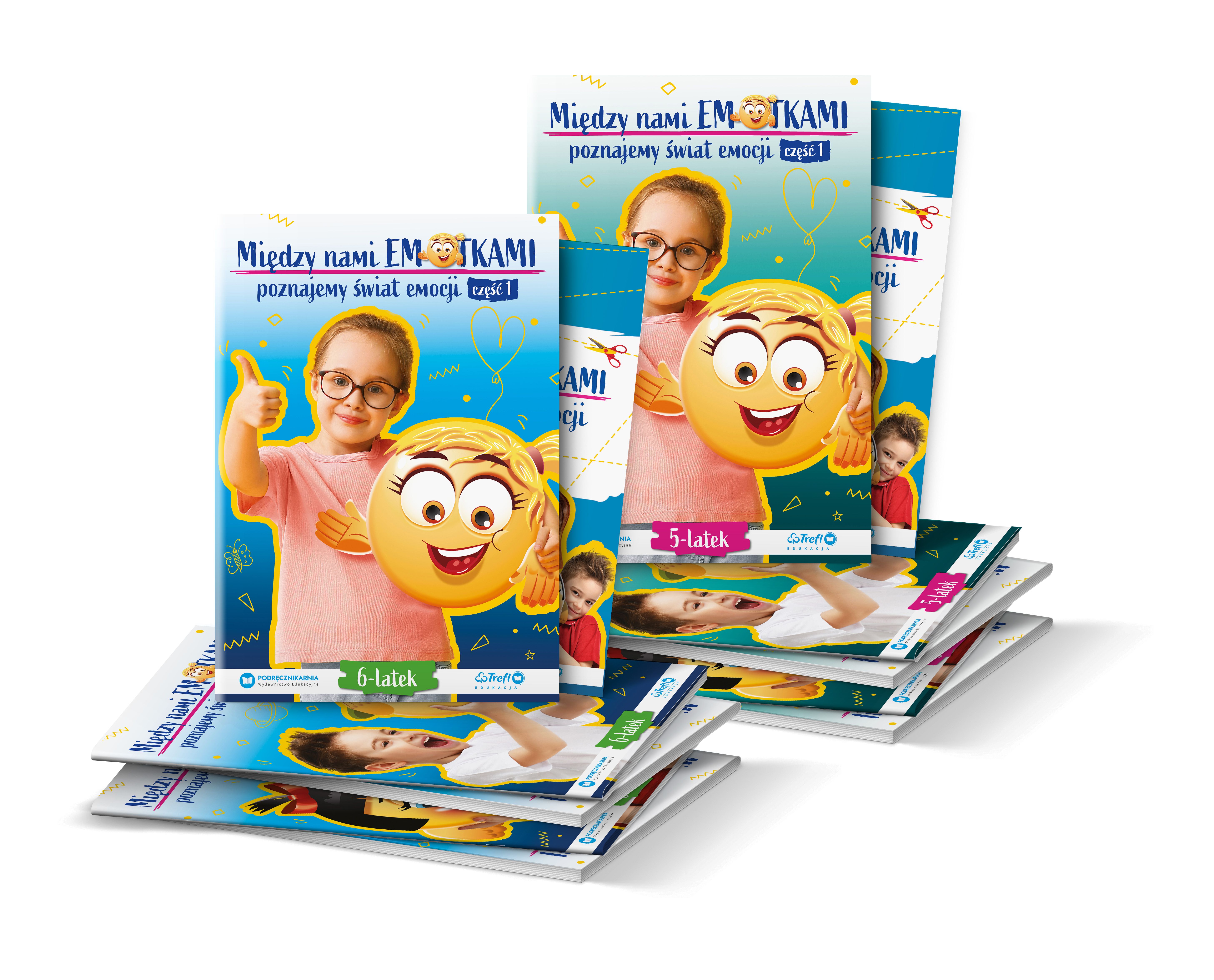 Między nami Emotkami. Poznajemy świat emocji. Pięcio- i sześciolatek 