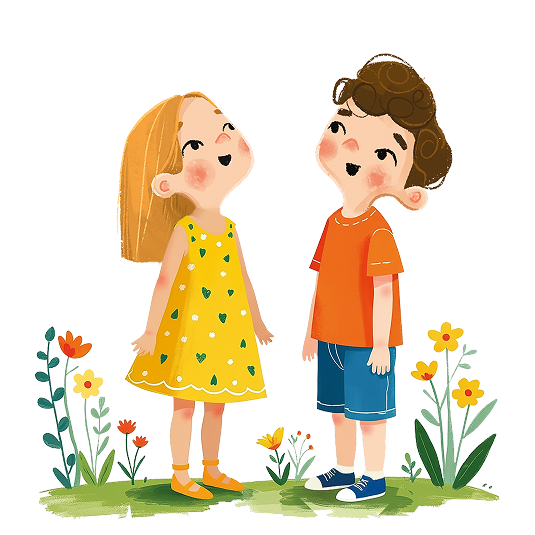 TUSia i TUSik w przedszkolu.