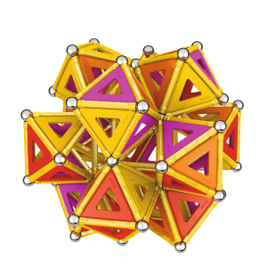 Geomag Supercolor Panels Recycled – klocki magnetyczne (388 el.)