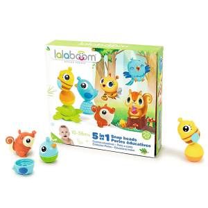 Zestaw prezentowy kulko-klocków – zwierzątka leśne (25 elementów)