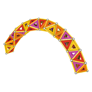 Geomag Supercolor Panels Recycled – klocki magnetyczne (388 el.)