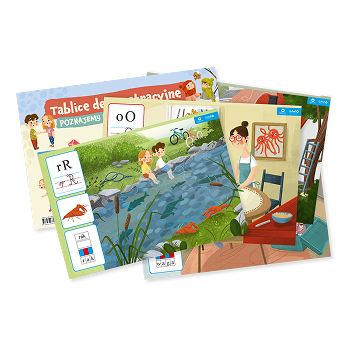 Tablice demonstracyjne Litery