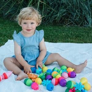 Zestaw prezentowy kulko-klocków – zwierzątka leśne (25 elementów)