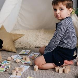 O!Klocki Pasowanki Baby –  Bobaski i Miś