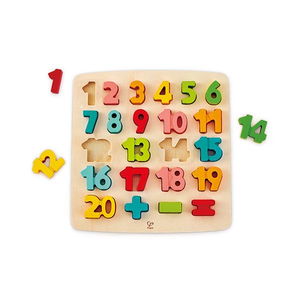 Puzzle Stojące Liczby Hape