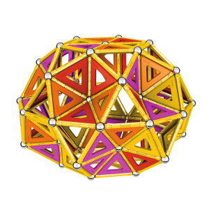 Geomag Supercolor Panels Recycled – klocki magnetyczne (388 el.)