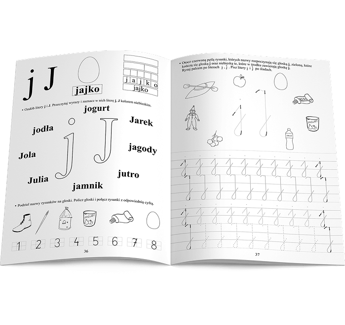 Zabawy z literami Przedszkolaka