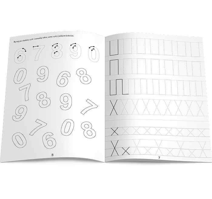 Zabawy grafomotoryczne Starszaka - część 1