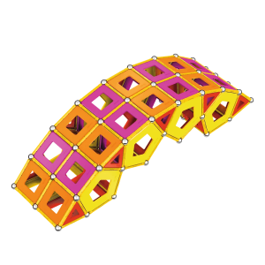 Geomag Supercolor Panels Recycled – klocki magnetyczne (388 el.)