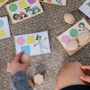 O!Klocki Pasowanki Baby –  Bobaski i Miś