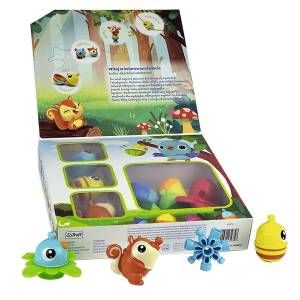 Zestaw prezentowy kulko-klocków – zwierzątka leśne (25 elementów)